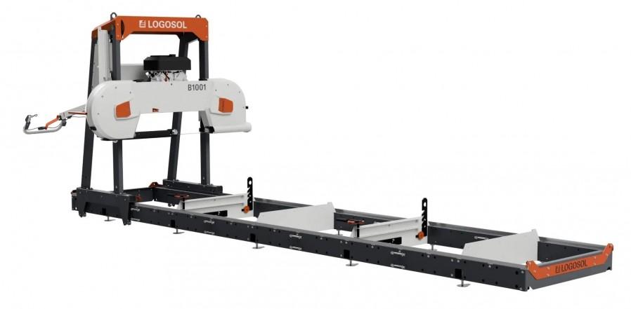 B1001 Band Sawmill, Cut Set, with 27 HP petrol engine (Loncin) with electric start
