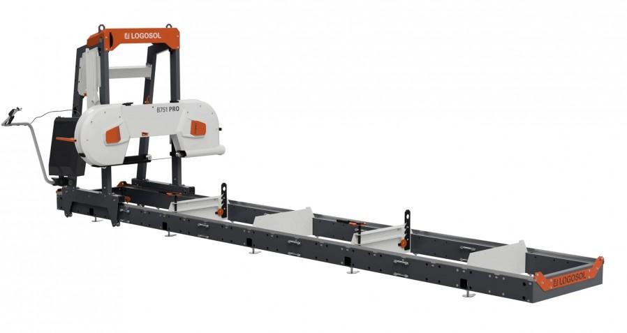 B751 PRO, Easy Set, Band Sawmill with 8kW electric motor